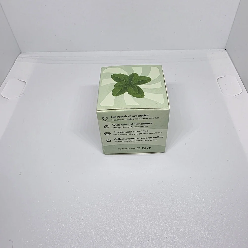 Honeybalm Menthol Lip Balm 0.23 oz Mint Vitamin E Beeswax New